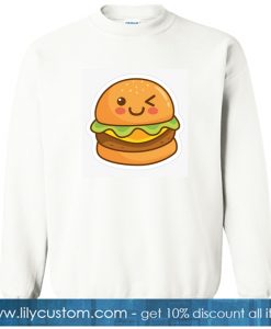 Hamburger Clipart Burger sweatshirt