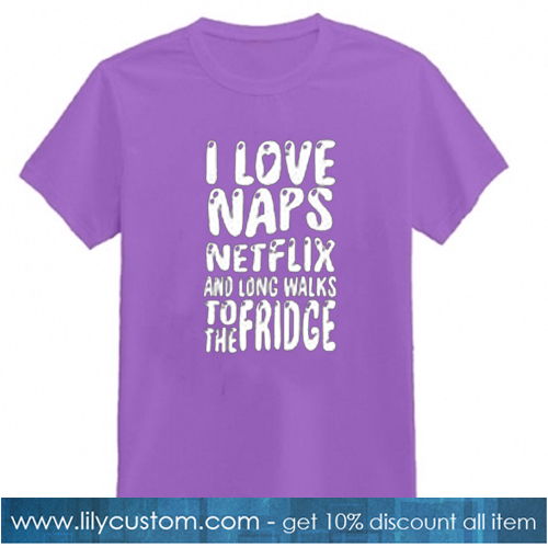 I Love Nap Purple Tshirt