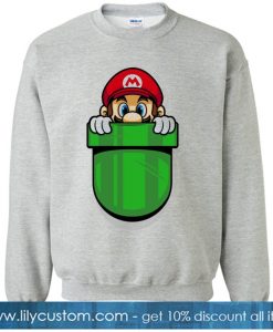Mario Grey sweatshirt