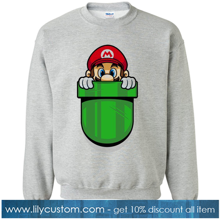 Mario Grey sweatshirt