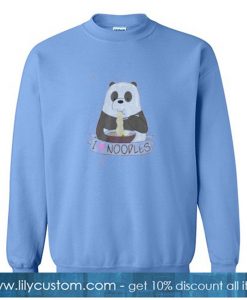 Panda Love Noodle Sweatshirt