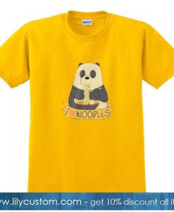 Panda Love Noodle Tshirt