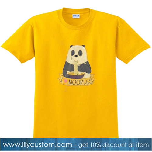 Panda Love Noodle Tshirt