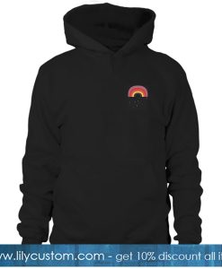 Rain Color Black HOODIE