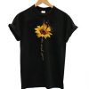 Sunflower Butterfly never give up Tshirt