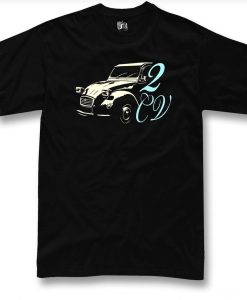 2CV inspired classic car tshirt NA