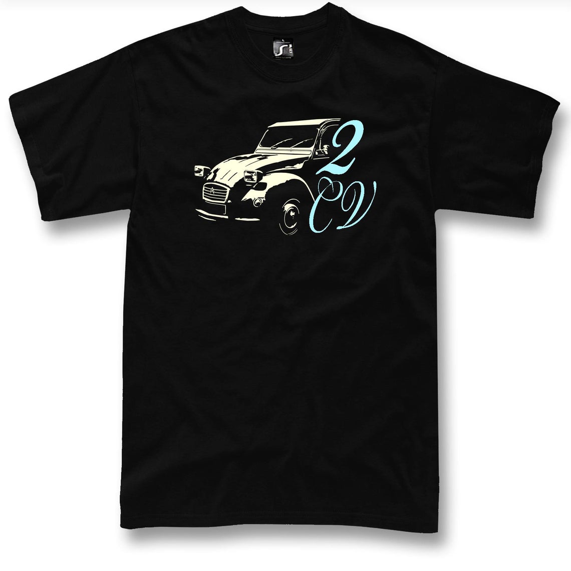 2CV inspired classic car tshirt NA