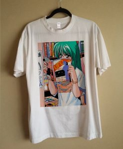 Anime Girl Aesthetic Waifu Kawaii Vaporwave Game Art T Shirt NA