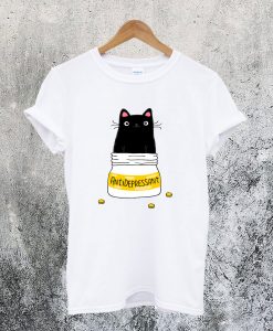 Anti Depressant Cat T-Shirt NA