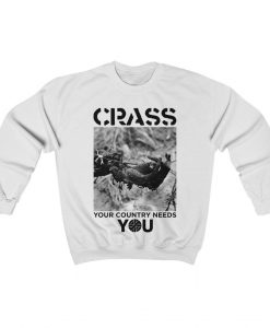 Crass Your Country Needs You Sweatshirt NA