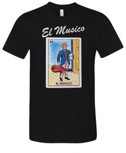 El Musico Loteria Mexican Bingo T-Shirt NA