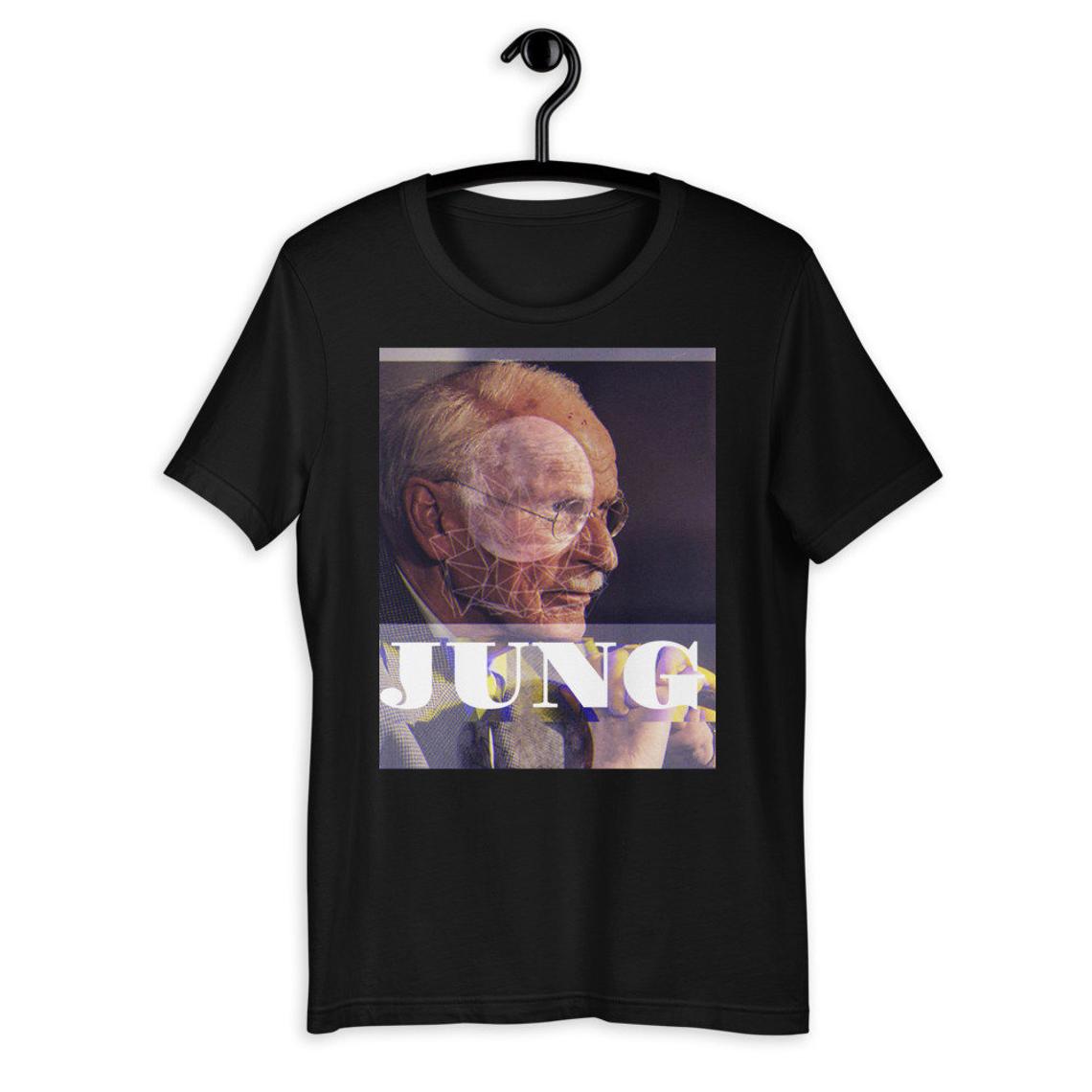 Glitch Carl Jung Psy Unisex T-Shirt NA