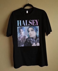 Halsey vintage 90s design white unisex t-shirt NA