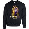 Kobe Bryant Basketball Tribute Los Angeles Number 24 8 Sweatshirt NA