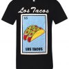 Los Tacos Loteria Mexican Bingo T-Shirt NA