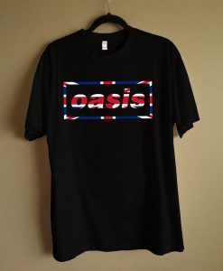 Oasis BAnd Best Clothing OASIS UK Flag Logo T Shirt NA