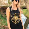 Appalachia Shimmery Gold Muscle Tank top NA