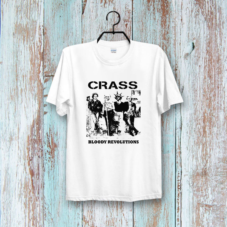 Bloody Revolutions Crass t shirt NA