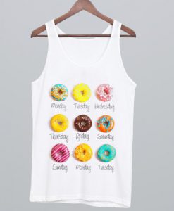 Days Of The Weeks Donut Tank top NA