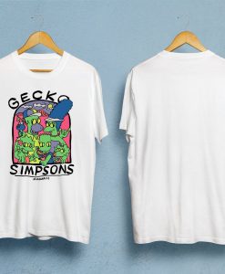 Gecko The Simpsons Hawaii Retro T-Shirt NA