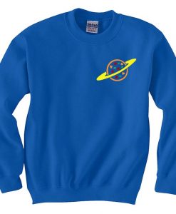 Green Alien Pizza Planet Sweatshirt NA