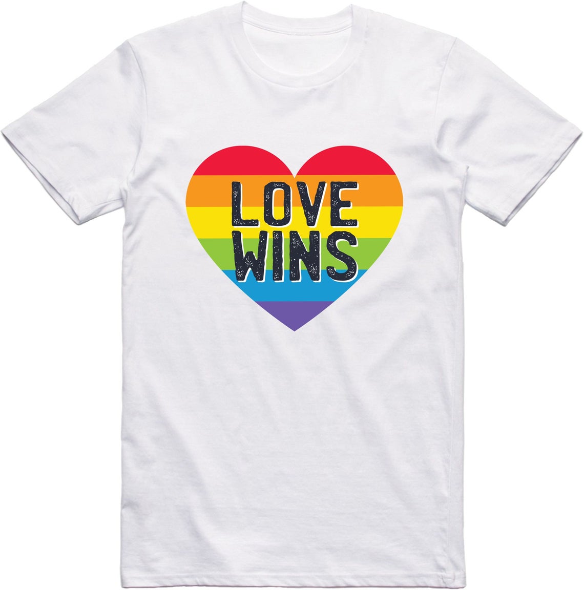 Heart Love Wins t shirt NA