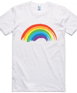 Stay Safe Rainbow T Shirt NA