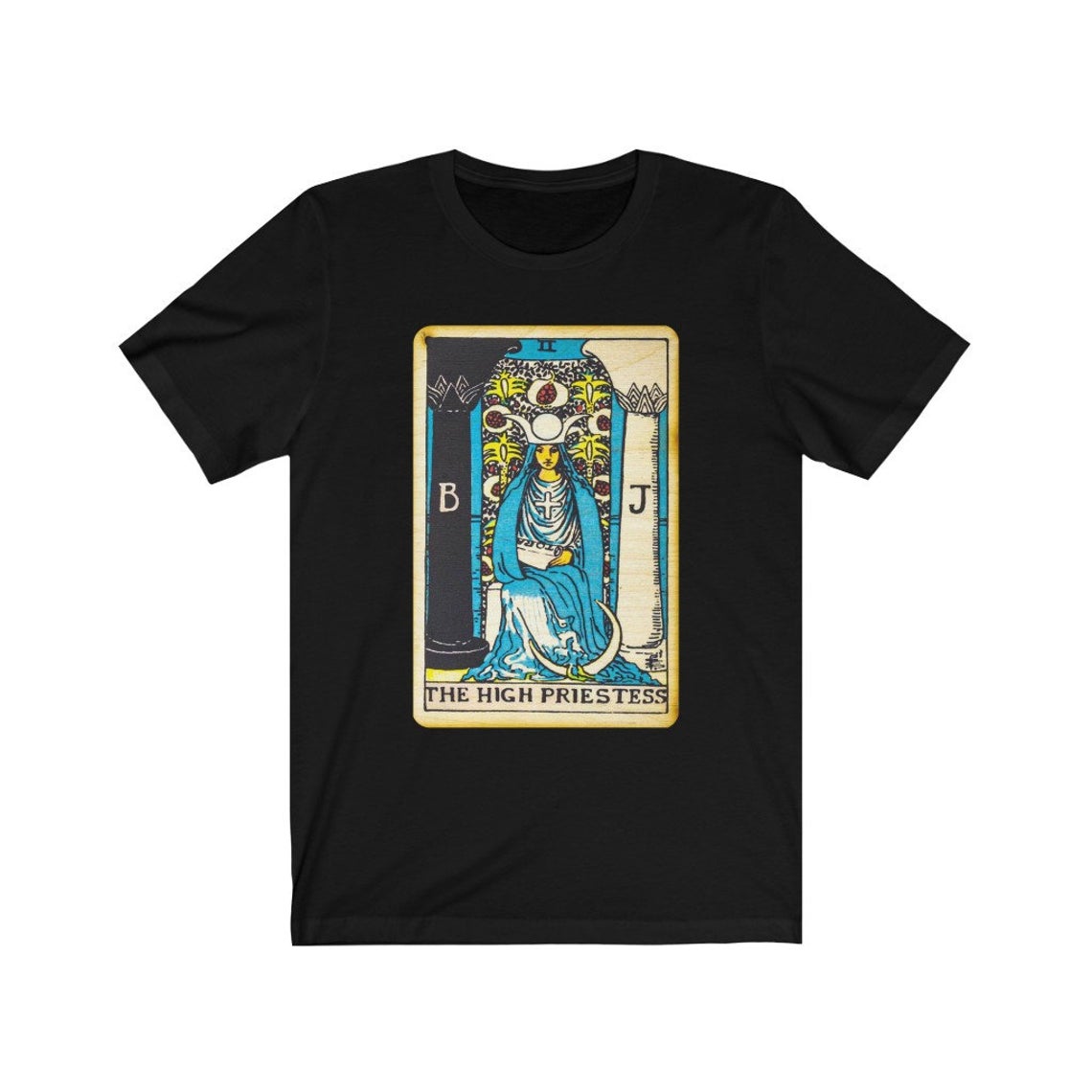 The High Priestess Tarot Card T-Shirt NA