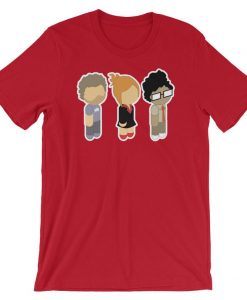The IT Crowd Chibi Roy Moss and Jen Character TV Series T-Shirt NA