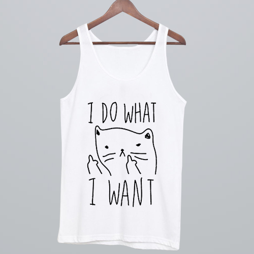 i do what i want cat Tank Top NA