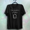 the earth's a libra t-shirt NA