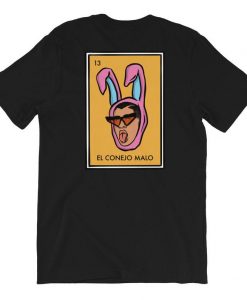 Bad Bunny El Conejo Malo T Shirt Back NA