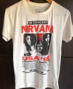 Nirvana in Concert ‘91 T Shirt NA