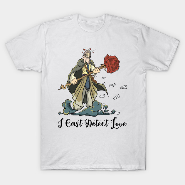 Roleplaying RPG Valentines Day TableTop Wizard Partner Gift T-Shirt NA