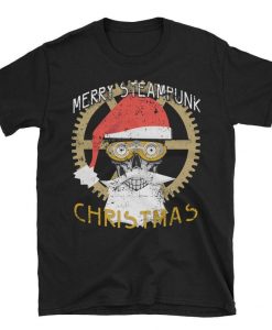 Steampunk Merry Christmas Santa Claus Christmas Shirt NA