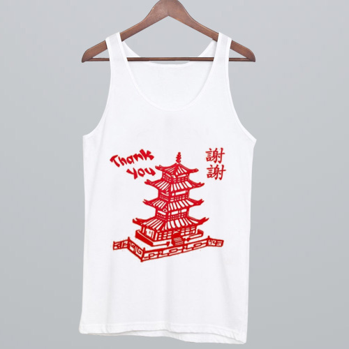 Thank You Chinese Tank Top NA