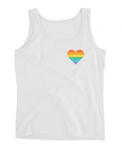 rainbow heart tank top NA