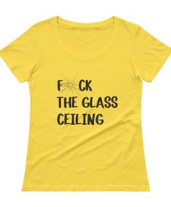 BREAK The Glass Ceiling Ladies’ Scoopneck T Shirt NA