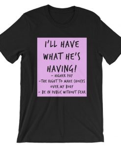 Equal Pay, Rape Culture, Women’s Rights T Shirt NA