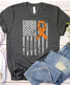Multiple Sclerosis Awareness Flag t shirt NA
