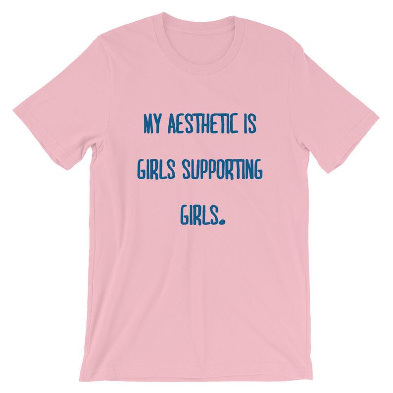 My Aesthetic Is Girls Supporting Girls Short-Sleeve T Shirt NA