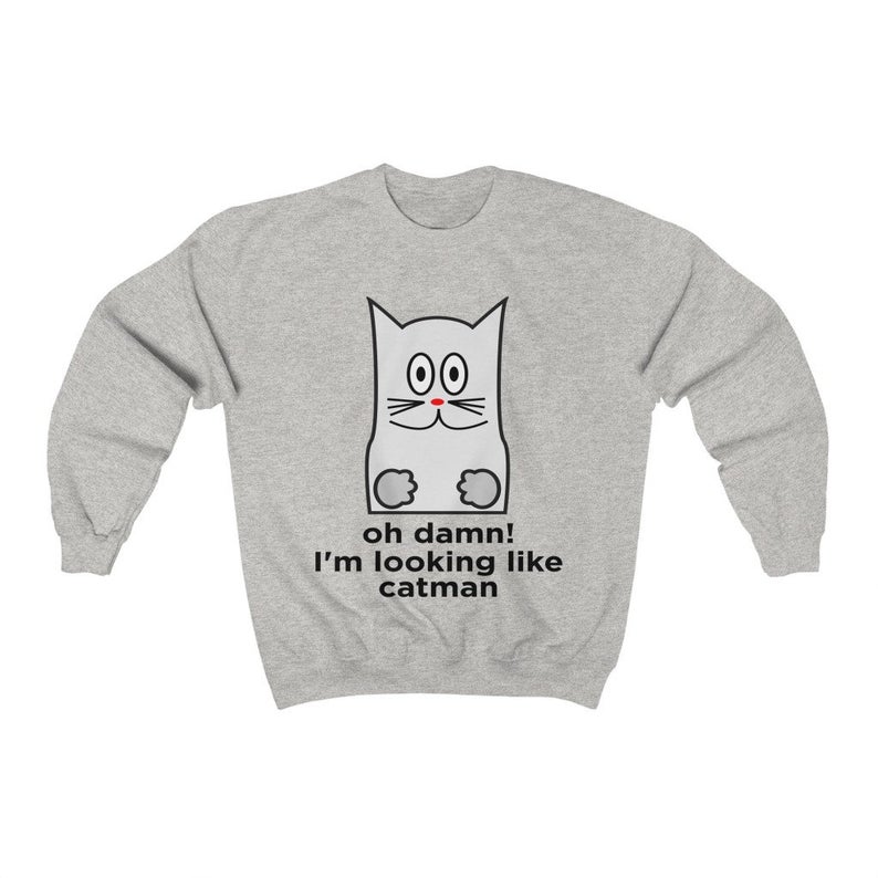 Not Catman Unisex Heavy Blend Crewneck Sweatshirt NA