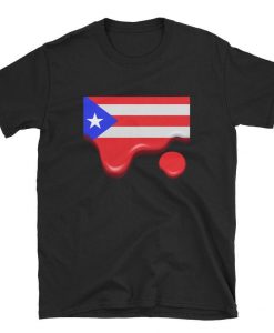 Puerto Rico Drip Short-Sleeve Unisex T-Shirt NA