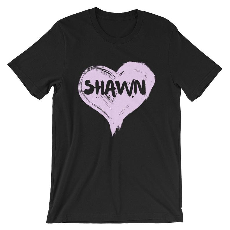 Shawn Heart Short-Sleeve Unisex T Shirt NA