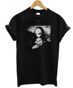 Alien Mona Lisa t shirt NA