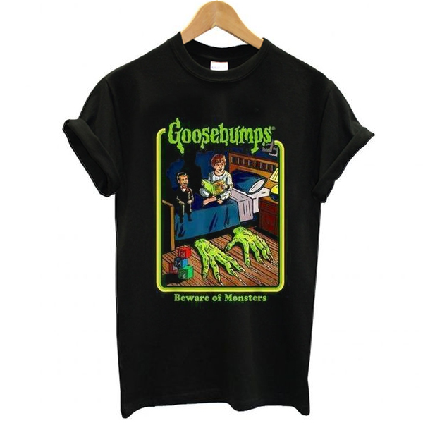 Authentic Goosebumps Bedtime Retro Scary t shirt NA