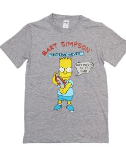 Bart Simpson Underachiever t shirt NA