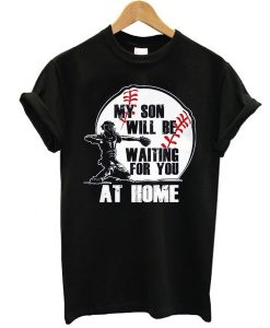 Catcher waiting at home t shirt NA