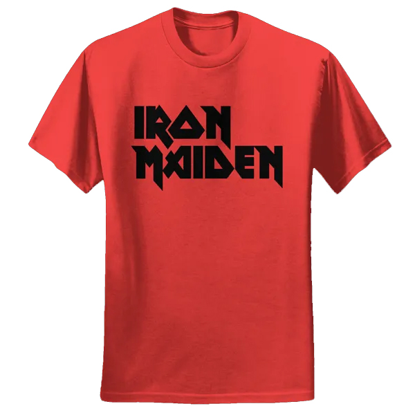 Classic Iron Maiden Red t shirt NA