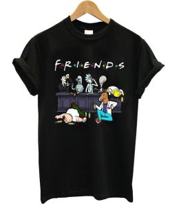 Drunk Friends Homer Simpson Bender Rick And Morty Peter Griffin Sterling Archer t shirt NA